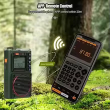 Retekess TR111 Notfallradio mit SOS-Alarm und Taschenlampe – Tragbares AM FM SW VHF Radio für Camping und Wandern - Bild 2