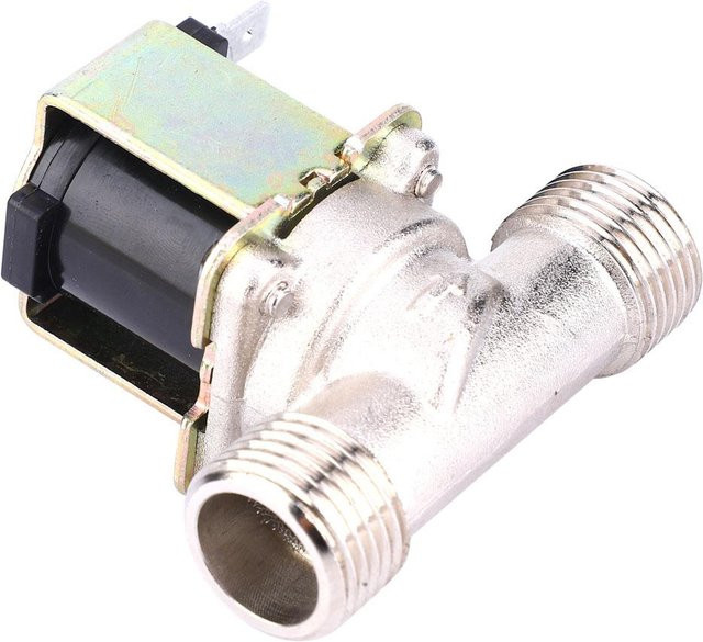 Elektrisches Magnetventil aus Messing DC12V G1 2 NC Normalerweise Geschlossen Wassereinlassventil - Bild 1