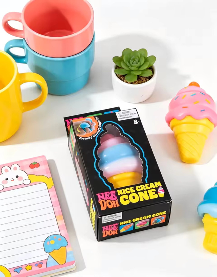 Bandai Squishy Eiscreme-Sensorikspielzeug, multicolour - Bild 6