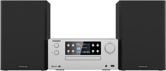 Kenwood Stereoanlage M-925DAB-S in Silver mit mattiertem Aluminium - Bild 1