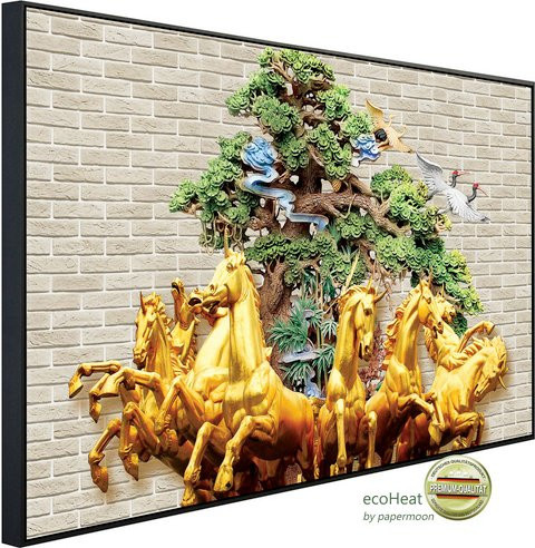 papermoon Infrarotheizung EcoHeat Kultur in Bunt mit Matt-Effekt, App-Steuerung und Überhitzungsschutz - Bild 1