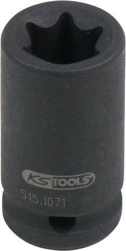 KS Tools 1/4" TX-E Kraft-Stecknuss E11 kurz aus Chrom-Molybdän in Schwarz - Bild 1