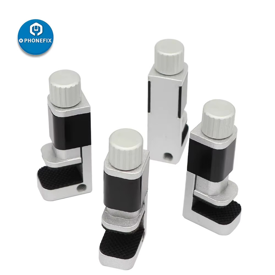 DIYPHONE 4er Set Einstellbare Handy Bildschirm Reparatur Klemmen aus Metall in Silber für Universal LCD Display Befestigung - Bild 2