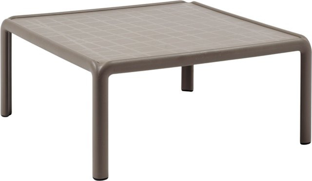 Nardi Komodo Couchtisch aus Kunststoff in Braun mit geometrischem Design für Garten und Terrasse - Bild 1