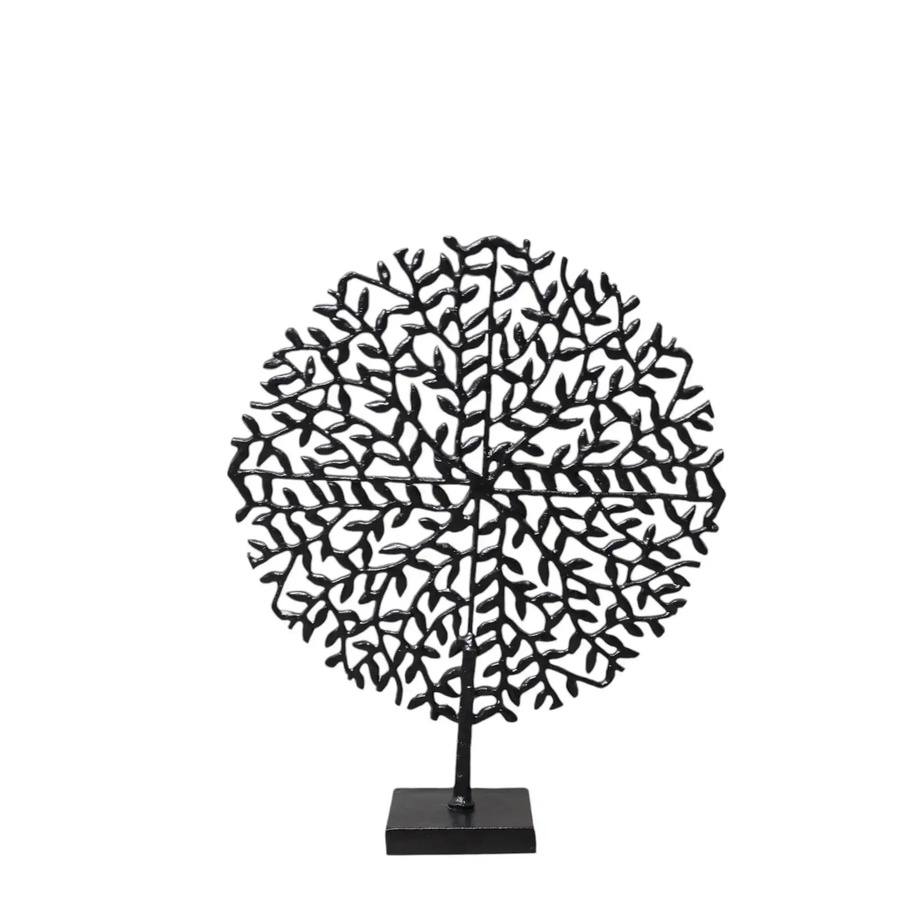 Mansion atmosphere Baumornament in Schwarz aus Aluminium, Höhe: 58 cm - Bild 1