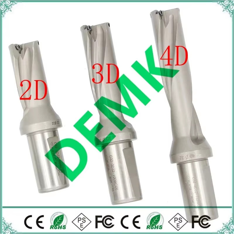 XCMY CNC-Bohrer-Set für WCMX und WCMT-Serie, U-Bohrer in Silber, Durchmesser 14 mm bis 50 mm - Bild 2
