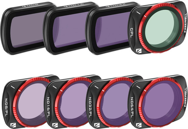 Freewell Filter All Day 8er-Pack für DJI Osmo Pocket 3, Multicolor - Bild 1