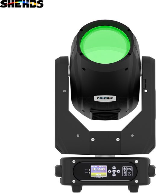 SHEHDS Moving Head RGB Multicolour Bühnenbeleuchtung 275W Schwarz - Bild 1