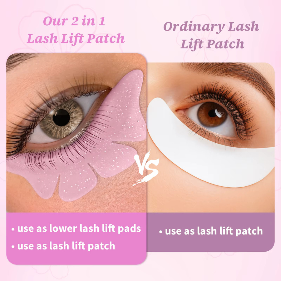PERMANIA Silikon Wimpern Dauerwelle Pads, 2 Stück, Schmetterlingsform - Bild 2