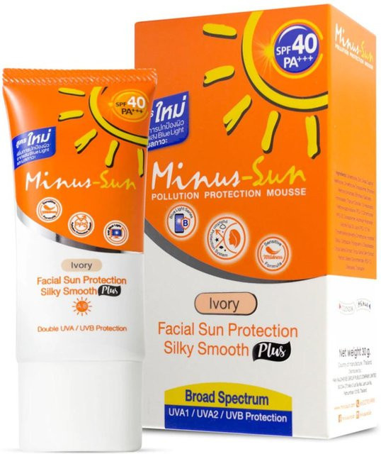 Minus-Sun Pollution Protection Mousse LSF 40, 30 g, Gesicht - Bild 1