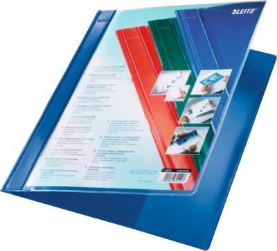 LEITZ Schnellhefter Exquisit DIN A4 aus PVC in Blau - Bild 1