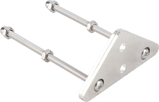 Fishine Wandhalterung aus Metall für Skateboard und Elektro-Scooter in Silber und Weiß - Bild 1