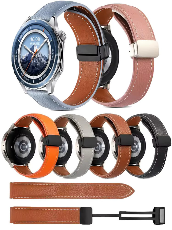 OnePlus Uhrenarmband Leder, 22 mm, Unisex - Bild 4