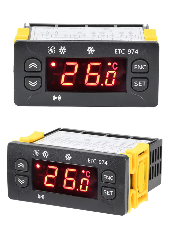 Gaqqee ETC-974 Intelligenter Digitalanzeige-Temperaturregler für Kompressor, Frost und Lüfter, DC12V/24V & AC110V/220V - Bild 7