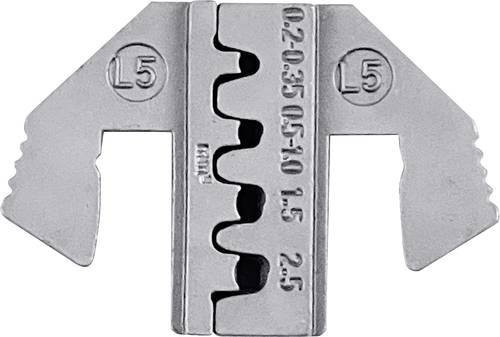 TOOLCRAFT Crimpeinsatz TO-9627231 für MCP 2.8, JPT Flachkontakt und Sensorserienkontakt, Farbe: Silber, Querschnitt: 0.2 bis 2.5mm² - Bild 1