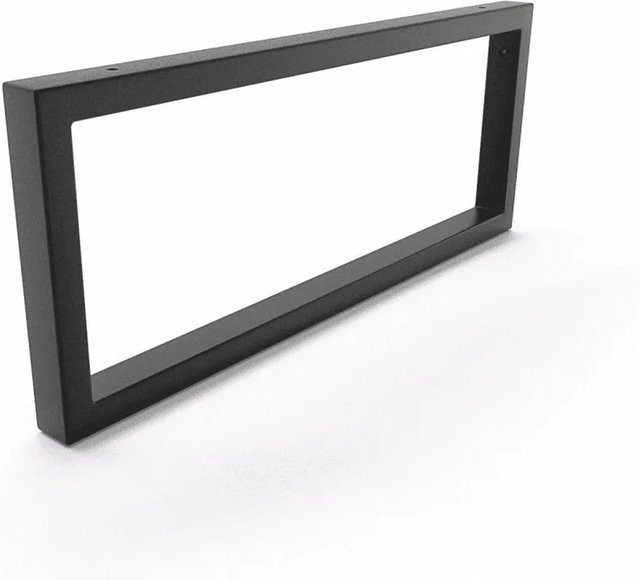 HEVVA Waschtischhalterung RHEIN Schwarz Matt, H: 20 cm, T: 50 cm - Bild 1