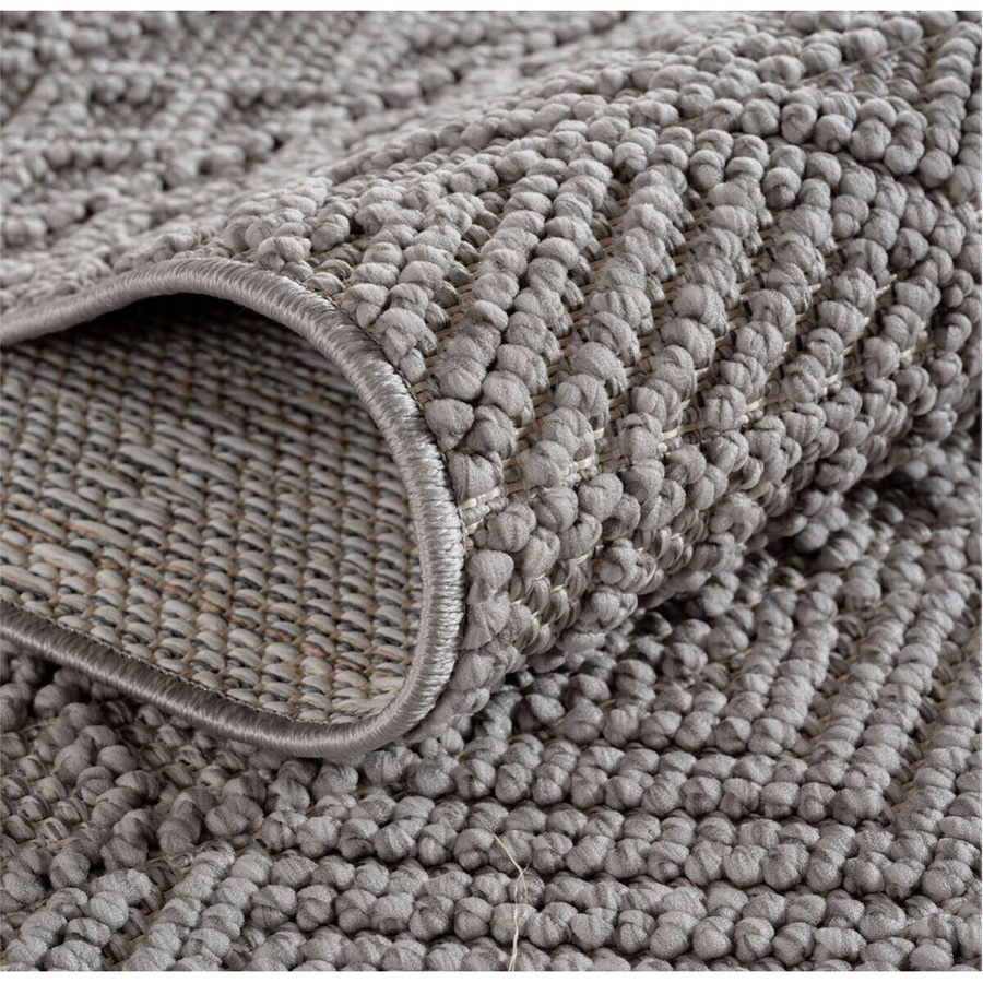 Ayyildiz Kurzflorteppich Helix Silber, B/H/L: 160 x 0,7 x 230 cm - Bild 1