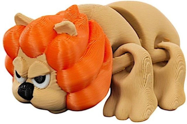 Yiran bag Löwenspielzeug Handwerksfigur mit beweglichen Gelenken - Bild 1