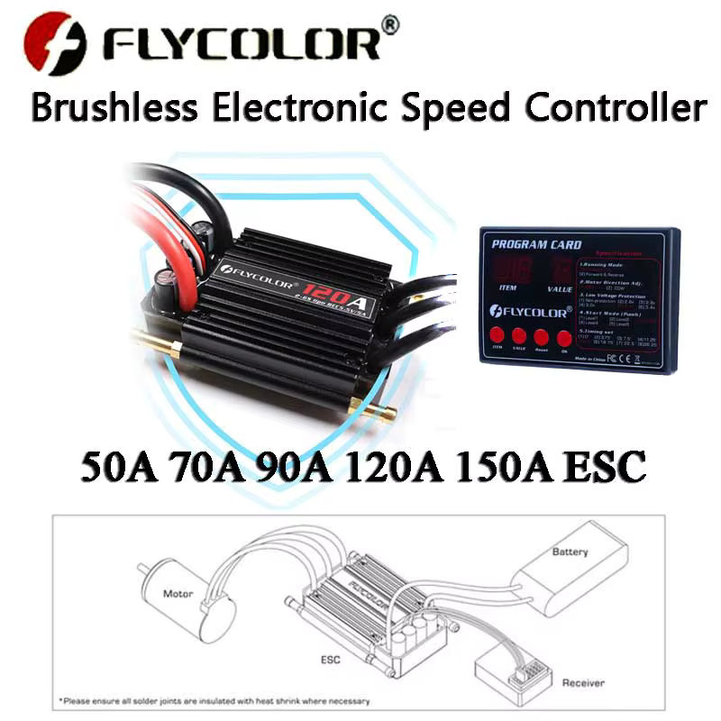 Flycolor Elektronischer Geschwindigkeitsregler, RC-Boote, Zubehör - Bild 1