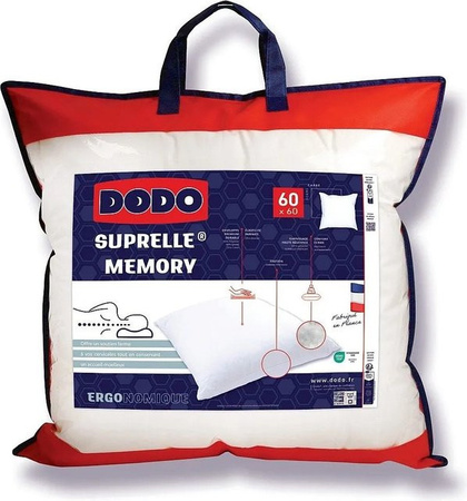 Vente-unique Kopfkissen Cervea aus Memory-Foam in Weiß, Breite: 60 cm