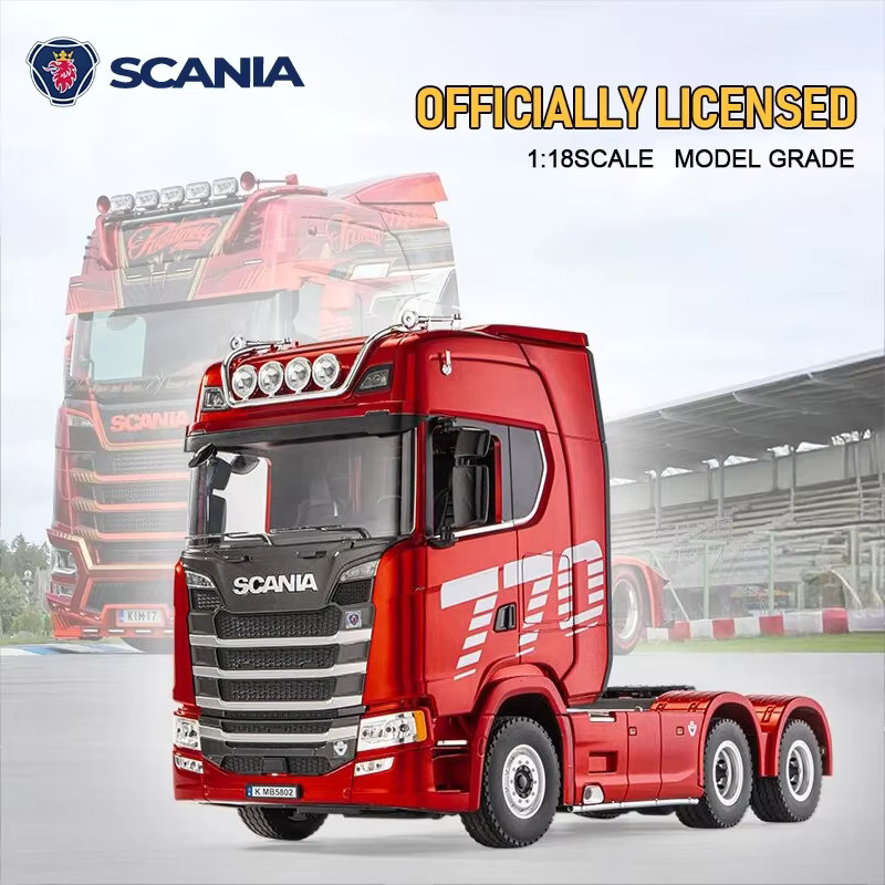 HUINA 1501 RC Lkw Anhänger Modell, 1:18, mit Licht, Metall - Bild 2
