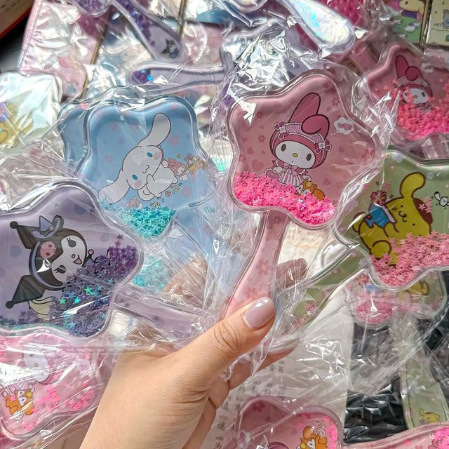 Sanrio Quicksand Star Haarbürste, antistatische Entwirrbürste, Kinder - Bild 1