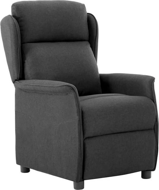 vidaXL Relaxsessel Dunkelgrau mit Stoffbezug B/T/H: 67,5 x 93,5 x 101,5 cm - Bild 1