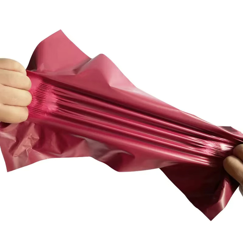 50 Stück Relchoor Biologisch Abbaubare Versandtaschen Selbstklebend, Wasserdichte Mailing-Beutel für Kleidung, Braun und Rot - Bild 2