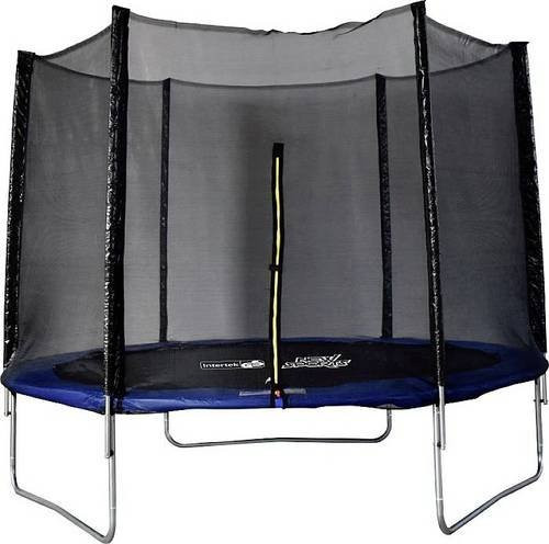 New Sports NSP Trampolin mit Sicherheitsnetz für Kinder ab 3 Jahren, Durchmesser: 244 cm - Bild 1