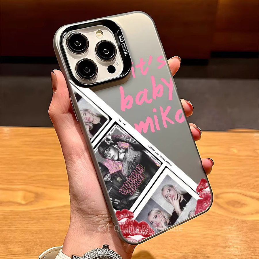 Sänger Young M-Miko Art Handyhülle für Apple iPhone 11 12 13 14 15 16 Pro Max Plus mit Schutzbeschichtung in Multicolour - Bild 5