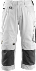 Mascot Kniebundhose Altona weiß/dunkelanthrazit Größe 58 mit Reflexstreifen und Cordura-Material - Bild 1