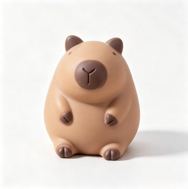 Capybara Squishy, Kawaii Fidget Spielzeug, beige - Bild 1