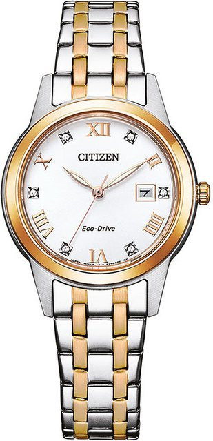 Citizen Armbanduhr, Solar, Edelstahl, Silber, 30 mm, Damen - Bild 1