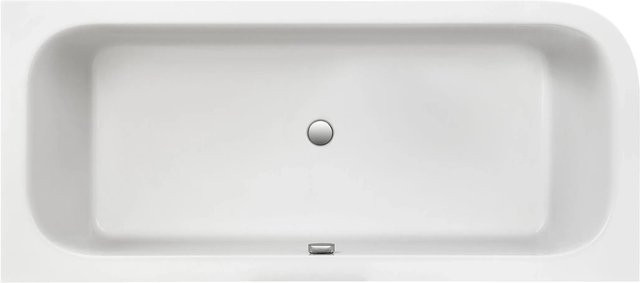 Ottofond Badewannen-Set Spirit in Weiß mit Ablaufgarnitur und Armatur, Länge: 180 cm, Ausführung links - Bild 1