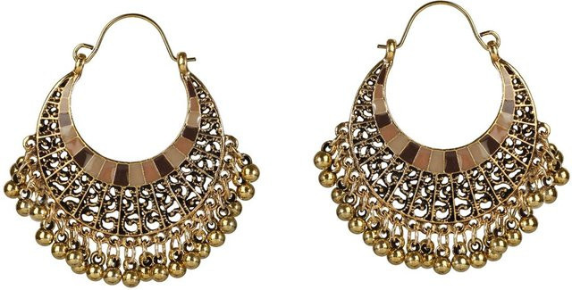 Lucky Star Jewelry Ohrring, Zirkonia, Messing, Gold, Damen, Vintage - Bild 1