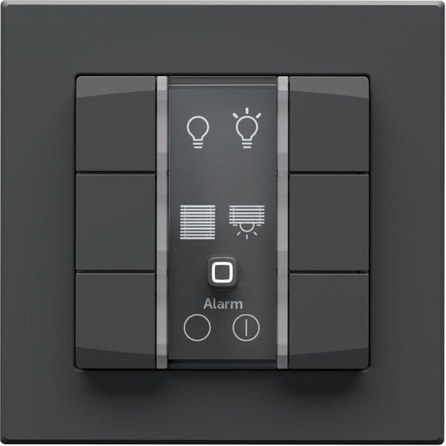 Homematic IP Wandtaster 6-fach 230 V Anthrazit - Bild 2