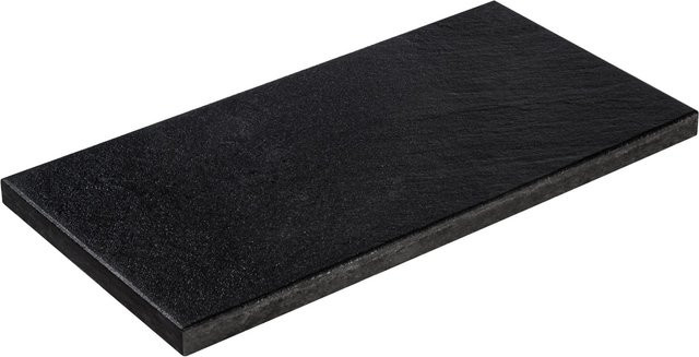Diephaus Terrassenplatte Sassari Schwarz-Basalt in Steinoptik, B/T/H: 80 x 40 x 4 cm - Bild 1
