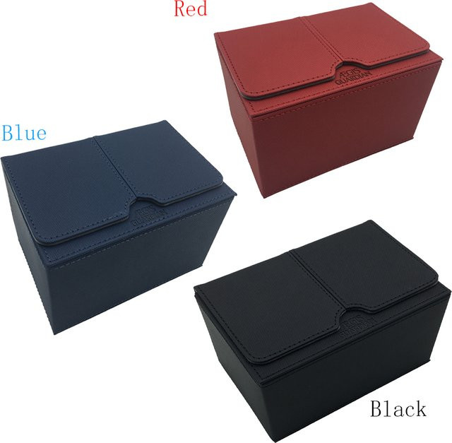 Aegis Guardian Yu-Gi-Oh! Kartenetui Deck Box schwarz rot blau - Bild 1