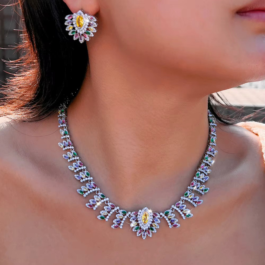 ThreeGraces Schmuckset, Zirkonia, bunt, Damen - Bild 2