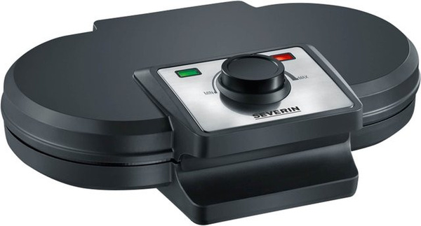 Severin Duo-Waffeleisen WA 2106 in Schwarz mit 1.200 W
