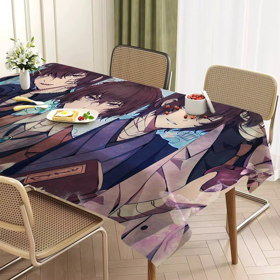 Bungo Stray Dogs Tischdecke wasserdicht und schmutzabweisend B/B/H: 90 x 140 cm - Bild 5