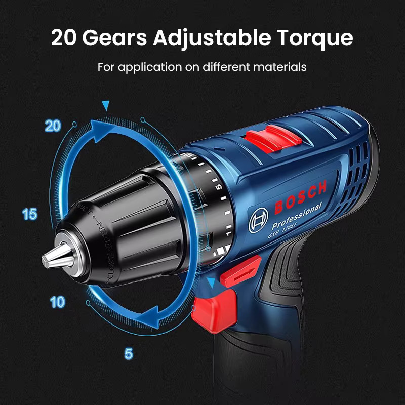 Bosch GSR 120-LI Akku-Schrauber mit 12V Akku in Blau - Bild 2