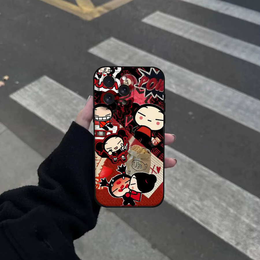 Pucca Garu Handyhülle für Apple iPhone 11 bis 17 Pro Max Plus Mini aus weichem TPU in Mehrfarbig - Bild 2