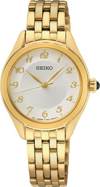 Seiko Armbanduhr, Quarz, Edelstahl, Silber, 29 mm, Damen - Bild 1