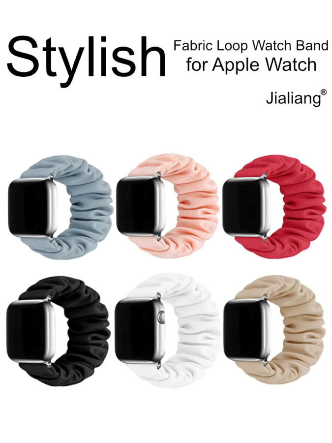TINUORA Uhrenarmband Textil, Schwarz, Damen - Bild 3