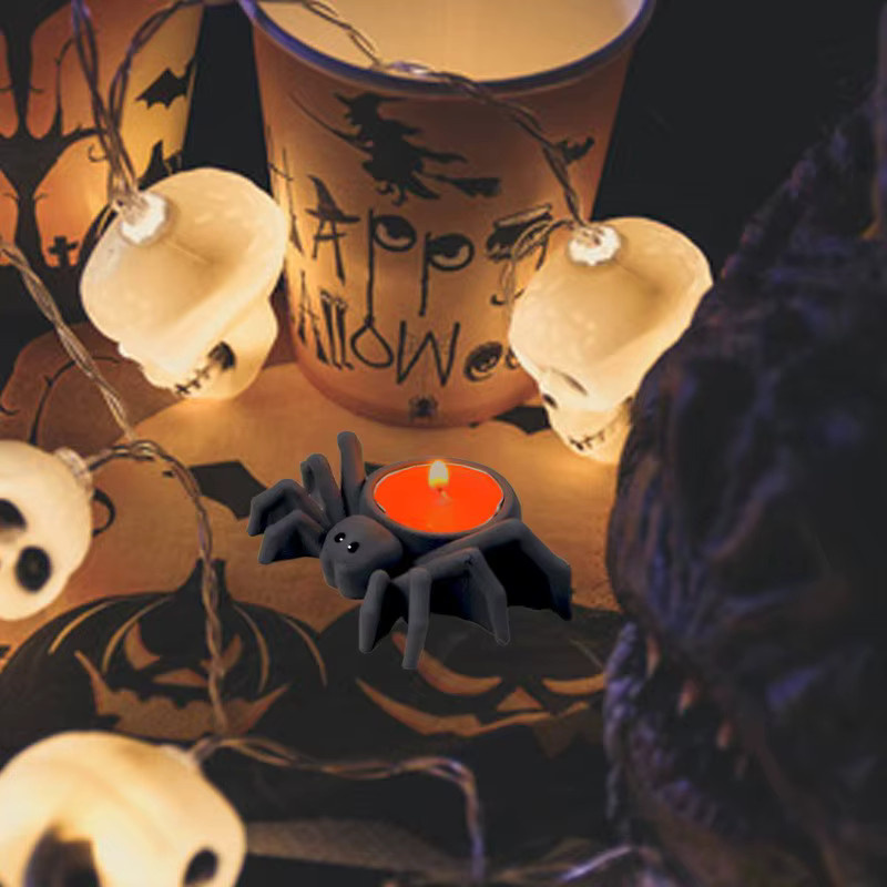 Mutu Silikonform für Halloween Kerzenständer und Spinne DIY Epoxidharz Dekorationen - Bild 2