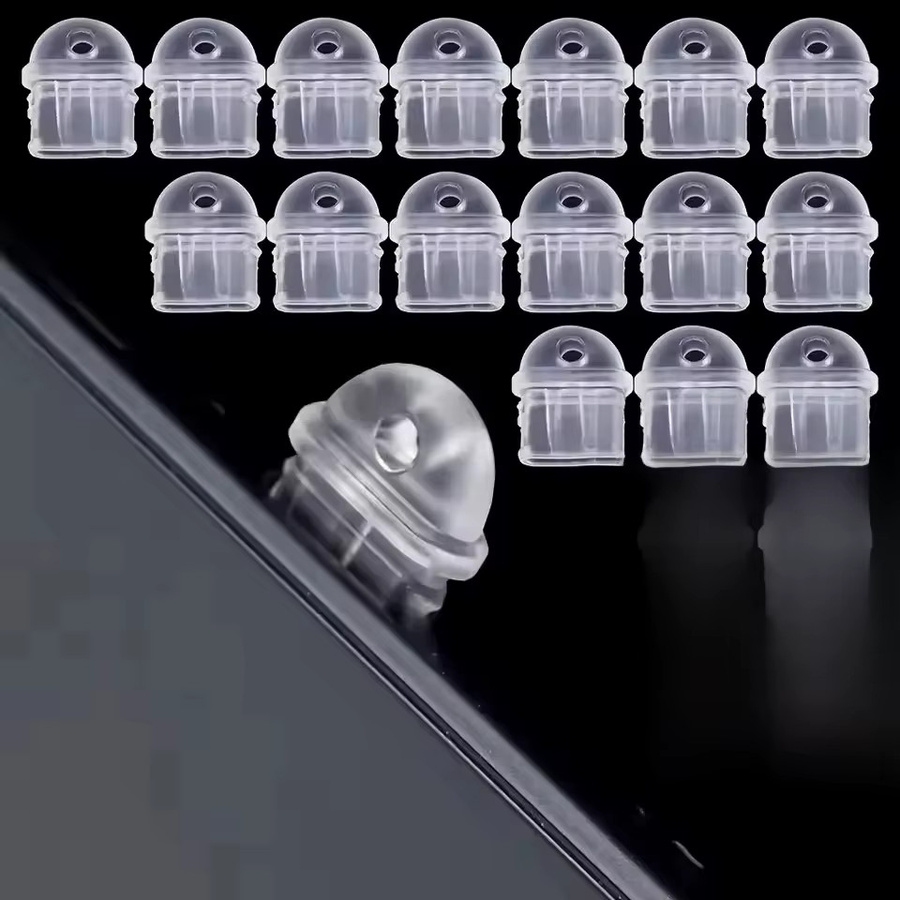 Transparentes Staubschutz-Set für Huawei USB-C Ladeport, Staubstopper für dein Handy, Schwarz - Bild 4