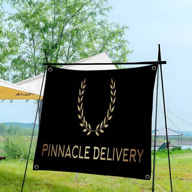 FRED PERRY Wandbehang mit Cartoon Flagge Kunst und Science Fiction Design - Bild 1