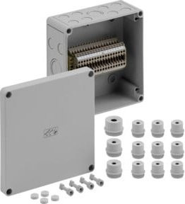 Spelsberg Klemmenkasten RK 4/18-18x4 in Grau mit 18 Polen und IP54 Schutzart - Bild 1
