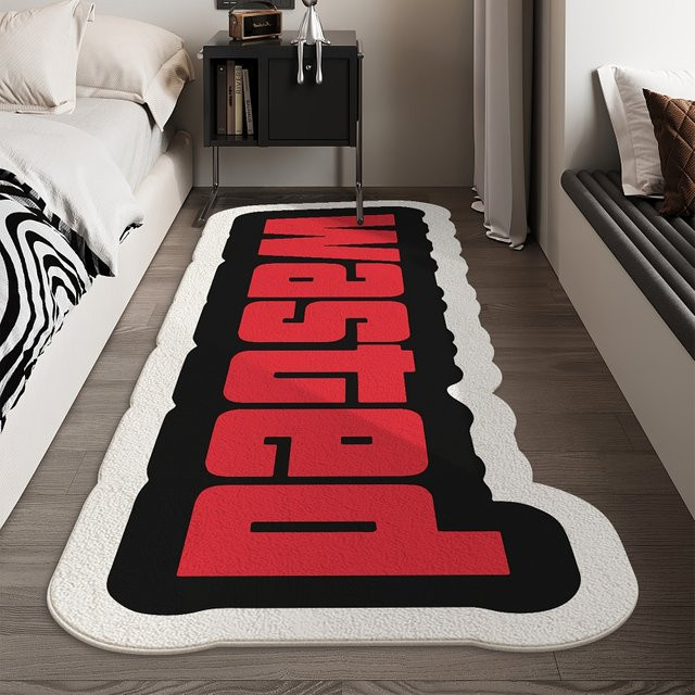 VIKAMA Cooler Langer Seitenteppich in Multicolour, Pflegeleichte Bodenmatte für Schlafzimmer und Gaming-Raum, B/T/H: 120 x 16 cm - Bild 1